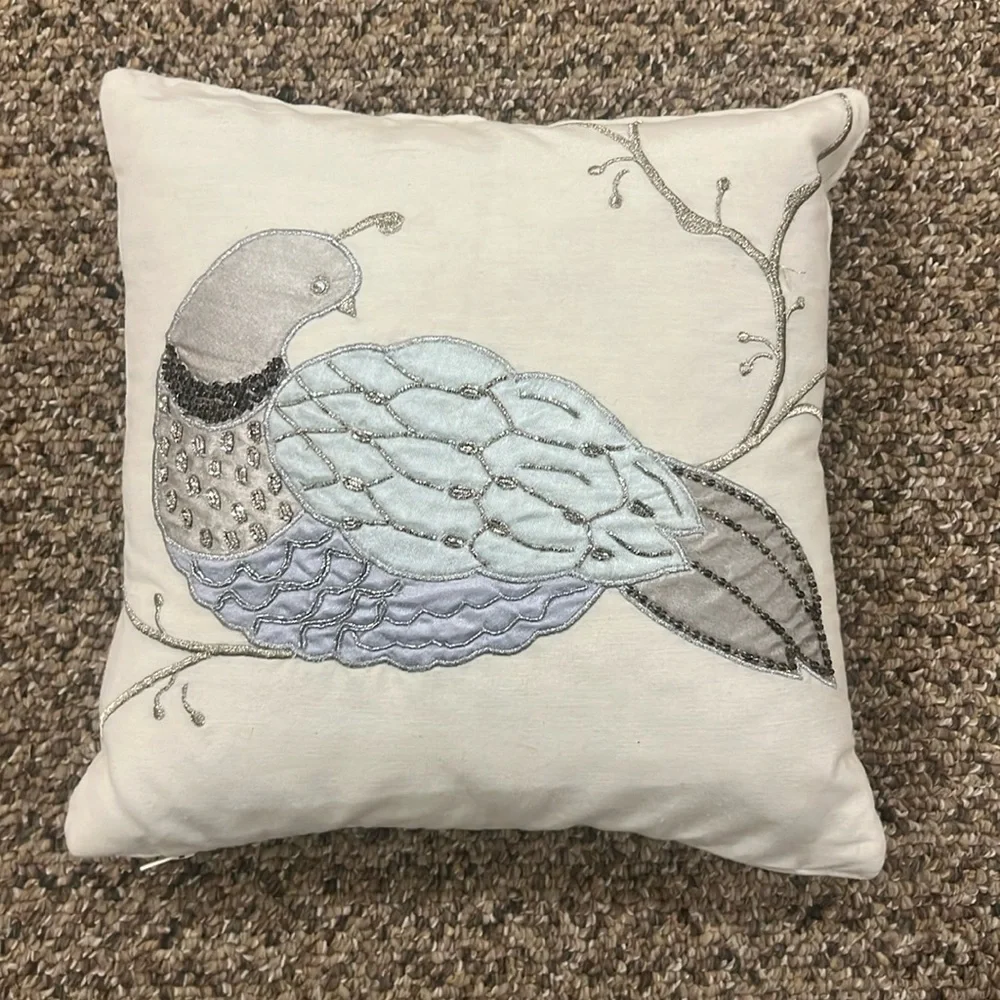 Crate & Barrel Partridge Pillow